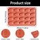 Fchil Silicone Madeleine Mold 20-Cavity Shell Shaped Baking Pan