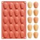 Fchil Silicone Madeleine Mold 20-Cavity Shell Shaped Baking Pan