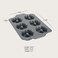 All-Clad Pro-Release Nonstick 6-CUP Mini Fluted Cake Pan