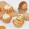 Caperci Heavy Duty Natural Mini Cupcake Liners Small Muffin Cups for Baking