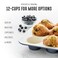 GreenLife 12 Cup Ceramic Nonstick Muffin Pan, Black