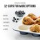 GreenLife 12 Cup Ceramic Nonstick Muffin Pan, Black