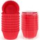 Caperci Standard Red Cupcake Liners for Baking Paper Muffin Cups 200-Count