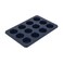KitchenAid 12-CUP Nonstick Aluminized Steel Muffin Pan, Ink Blue