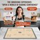 Bredominant Silicone Baking Mat with 10 Quick Recipes, Extra Thick Silicone Mats for Baking, Non Stick Pastry Mat, Reusable Kneading Dough Rolling Mat for Cookie, Macaron, Bread, Pizza-Tutorial Video