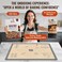 Bredominant Silicone Baking Mat with 10 Quick Recipes, Extra Thick Silicone Mats for Baking, Non Stick Pastry Mat, Reusable Kneading Dough Rolling Mat for Cookie, Macaron, Bread, Pizza-Tutorial Video