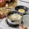 HexClad 2QT Hybrid Nonstick Saucier with Lid, Induction Ready