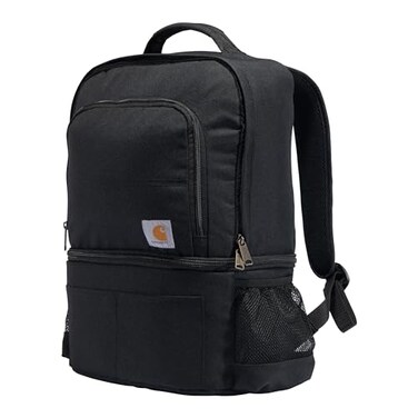 Carhartt Insulated 24 Can Two Compartment Cooler Backpack Black