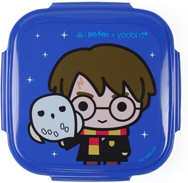 Yoobi X Harry Potter Hedwig Bento Box &amp; Ice Pack, 3-Compartment, Leakproof