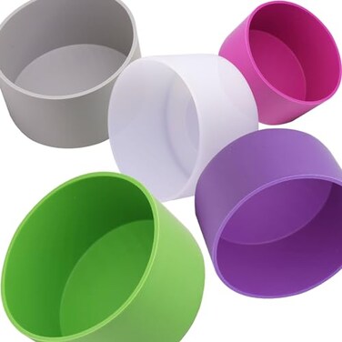 Tfak 5PCS Silicone Bottle Boot, Silicone Water Bottle Sleeve