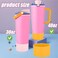 Mity rain 2PCS Protective Silicone Boots for Owala 30OZ &amp; 40OZ Freesip Sway
