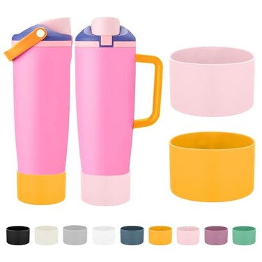 Mity rain 2PCS Protective Silicone Boots for Owala 30OZ &amp; 40OZ Freesip Sway