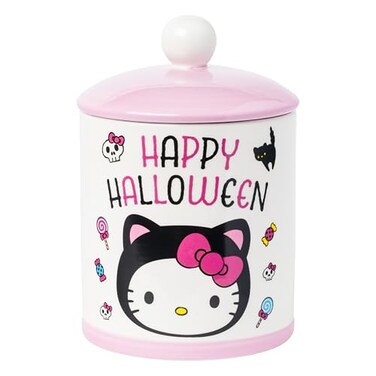 Silver Buffalo Sanrio Hello Kitty Halloween, Ceramic Cookie Jar