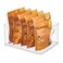 iDesign Stackable Open-Front Storage Bin with Handles, Clear
