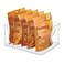 iDesign Stackable Open-Front Storage Bin with Handles, Clear