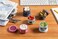 Ello 4OZ Reusable Plastic Condiment Containers with Lids, 6 Pack, Sugar Rush