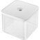 Zwilling Fresh &amp; Save Cube Box, Plastic, Airtight Dry Food Storage Container, Large Tall Cube, 2L Container, 4.2-qt