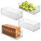 iDesign Stackable Storage Bin, Set of 4, Clear