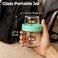 ComSaf 8+4Oz 4PCS Overnight Oats Containers with Lids, Small Dual-Layer Jar