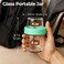 ComSaf 8+4Oz 4PCS Overnight Oats Containers with Lids, Small Dual-Layer Jar