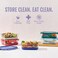 Ello Duraglass Refresh 3.4 Cup Meal Prep Containers, 10 PC, Everest