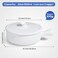 EliteVibe Ceramic Microwave Egg Cooker, Scrambled Egg Maker, White