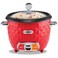 Courant Rice Cooker 10-CUP (Cooked) Steaming Basket One-Touch Operation, Automatic Keep Warm Function, Red