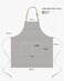 Syntus 2 Pack Kitchen Apron with 2 Pockets for Women, Stripe, Polycotton
