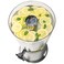 Winco 2 1/4 Gallon Silver Plastic Beverage Dispenser, Stand and Ice Core