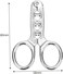 Czhotg Silver Nuts Pistachio Sheller Opener Kitchen Tools Stainless Steel Nutcracker Multi-Function Walnut Pine Sheller Opener Nut Crackers Kitchen Utensils, Nut Crackers