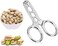 Czhotg Nut Crackers Nuts Pistachio Sheller Opener Kitchen Tools Stainless Steel Nutcracker Multi-Function Walnut Pine Sheller Opener Specialty Gadgets