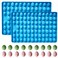 Kaishane Easter Egg Silicone Mold, 72-Cavity Mini Candy Mold 1 Piece