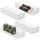iDesign Slim Extra Long Clear Storage Bin, 4-Pack