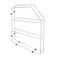 Rev-A-Shelf 18" Bakeware and Tray Divider for Wall/Base Cabinets, Chrome