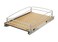 Rev-A-Shelf Pull Out Kitchen Cabinet Storage Organizer with Solid Bottom and Undermount Soft-Close Full Extension Slides, 54Bk-15Sc-1