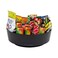 Mind Reader Snack Carousel, Countertop Organizer, Snack Tray, Condiment Holder, Breakroom, Kitchen, Black