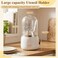 Singhoow 2 Pcs 360 &deg; Silverware Organizer with Lid, White, 7 Slot