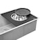 Ruvati Mixing Bowl and Colander with Black Composite Platform (Complete Set) for Workstation Sinks - Rva1288Bwc