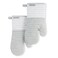 KitchenAid Albany Oven Mitt 2-Pack Set, Matte Grey, 7"x13