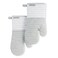 KitchenAid Albany Oven Mitt 2-Pack Set, Matte Grey, 7"x13