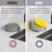 NiHome Silicone Sponge Holder for Kitchen Sink, Fits Scrub Daddy Mommy