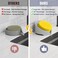 NiHome Silicone Sponge Holder for Kitchen Sink, Fits Scrub Daddy Mommy
