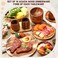 Maxdot 12 Pcs Acacia Wood Dinnerware Set for 4