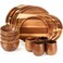 Maxdot 12 Pcs Acacia Wood Dinnerware Set for 4