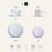 Stone Lain Celina Modern Stoneware 16-Piece Dinnerware Set, Plates and Bowls Set, White Glossy, Dish Set Service for 4