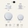 Stone Lain Celina Modern Stoneware 16-Piece Dinnerware Set, Plates and Bowls Set, White Glossy, Dish Set Service for 4