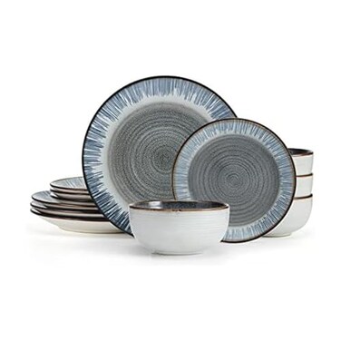 Pfaltzgraff Jaimie 12 Piece Dinnerware Set, Service for 4