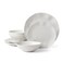 Oneida Terrazzo Cream Melamine 12-Piece Dinnerware Set for 4