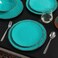 Lehaha 12-Piece Rustic Melamine Dinnerware Sets, Unbreakable Dish Set for 4