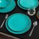 Lehaha 12-Piece Rustic Melamine Dinnerware Sets, Unbreakable Dish Set for 4